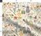 Dog Cat Multicolor Presents Whimsical Celebration Playful Balloons Pastels Candles Birthday Cake Bright Summer Colors Gift Large Scale Custom Printed Fabric by Spoonflower Various Fabrics by the Yard or Fat Quarter